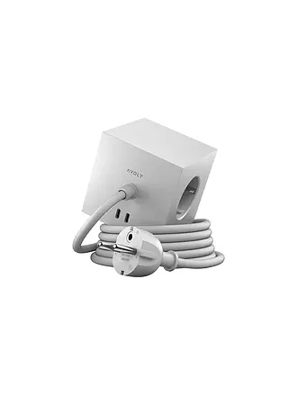 AVOLT | Multipresa Square 1 F 1.8MT Verde Quercia | hellgrau